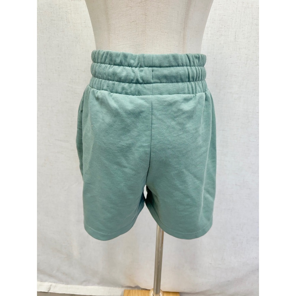Women's Best Comfort Shorts Cotton Blend Solid Pastel Sage Green Size Medium - Picture 9 of 14